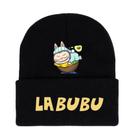 Chapéu de malha Labubus Anime Winter Beanie para adultos e crianças
