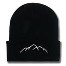 Chapéu de malha Mountains Anime Winter Beanie, macio para adultos