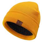 Chapéu de malha OZERO Winter Warm Beanie para homens e mulheres amarelo