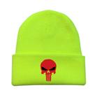 Chapéu de malha Punishers Green Anime Winter Beanie 60g Chapéu de malha Punishers Green Anime Winter Beanie 60g