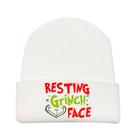 Chapéu de malha Restings Grinchs Faces Anime Winter Beanie Chapéu de malha Restings Grinchs Faces Anime Winter Beanie