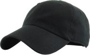 Chapéu de pai KBETHOS Classic de algodão ajustável preto
