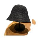 Chapéu De Palha Feminino De Verão Para Praia, Feito À Mão, Estilo Coreano, Chapéu De Sol Panamá Para