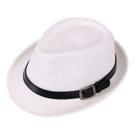 Chapéu De Palha Praia Fedora Malandro COM DETALHE CINTINHO PRETO