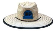 Chapéu De Palha Sp Esportes Com Estampa Floral Moda Praia