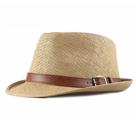 Chapéu De Palha Unissex Estilo Coreano Para O Verão, Visor Solar Retro Britânico, Fedora Para Homens