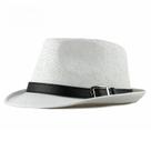 Chapéu De Palha Unissex Estilo Coreano Para O Verão, Visor Solar Retro Britânico, Fedora Para Homens