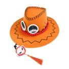 Chapéu de pelúcia Cosplay Ace Hat, boné de anime, adulto, unissex, 58-60 cm Chapéu de pelúcia Cosplay Ace Hat, boné de anime, adulto, unissex, 58-60 cm