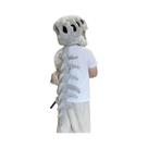 Chapéu De Pelúcia De Esqueleto De Dinossauro Kawaii, Acessório De Fantasia De Halloween, Criativo