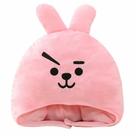 Chapéu de pelúcia de pelúcia Kpops para crianças rosa 33x33cm
