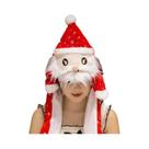 Chapéu De Pelúcia Do Papai Noel Monstro Verde Kawaii, Bonito E Quente Para O Inverno, Presente De