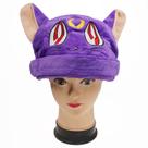 Chapéu de pelúcia Sailors Moons Luna Cat Anime Cosplay 58 cm