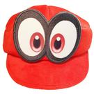 Chapéu de pelúcia Super Mario Odyssey Boo Red Cappy para crianças