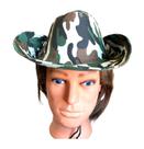 Chapéu de Pesca Camuflado Amarração Verde Militar