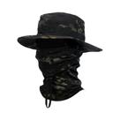 Chapéu De Pesca Dobrável Com Proteção Solar Musion Boonie Balaclava Respirável Para Caça Ao Ar Livre