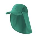 Chapéu de Pesca Dobrável UPF 50+ - Boné de Beisebol com Aba Removível para o Pescoço
