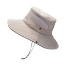 Chapéu De Pescador De Poliéster Respirável Para O Verão, Chapéu De Sol Com Aba Grande Para