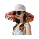 Chapéu de Pescador Feminino Xinbaoguan - Dupla Face, Aba Ampliada, Poliéster