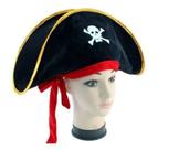 Chapéu De Pirata Com Fita Fantasia
