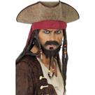 Chapéu de pirata Fantasia Carnaval e Halloween (com dreadlocks) Chapéu de pirata Fantasia Carnaval e Halloween (com dreadlocks)
