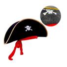 Chapéu De Pirata Preto Fantasia De Festa Halloween Carnaval