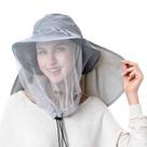 Chapéu de safári Sun Hat Palmyth Head Net Hat com rede de malha oculta Chapéu de safári Sun Hat Palmyth Head Net Hat com rede de malha oculta