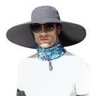 Chapéu de sol ALANGDUO XXL de cabeça grande e aba super larga para homens