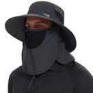 Chapéu de sol BASSDASH UPF 50+ respirável com capa facial removível