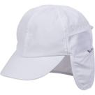 Chapéu de sol com zíper de natação com aba de pescoço, proteção UPF 50+, branco Chapéu de sol com zíper de natação com aba de pescoço, proteção UPF 50+, branco