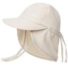 Chapéu de sol FURTALK Baby com aba de pescoço UPF 50+ bege