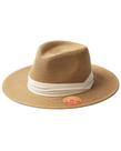 Chapéu de sol FURTALK Panama Hat de aba larga Fedora Straw UPF 80+