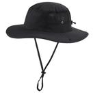 Chapéu de sol Hat Home Prefer UPF50+ Wide Brim Airy Fishing preto