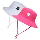 Chapéu de sol MaxNova Toddler de 6 a 24 meses, pacote com 2 unidades, branco/rosa choque