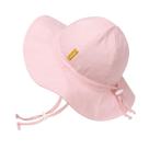 Chapéu de sol para bebês DANMY UPF 50+ ajustável rosa 6-24 meses