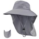 Chapéu de sol Rosoz para homens e mulheres com aba de pescoço, chapéu de pesca UPF50+