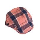 Chapéu de taxista vintage Gatsby Newsboy Cap Flat Plaid para homens