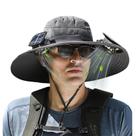 Chapéu de ventilador solar Sprstar Wide Brim Sun Hat para atividades ao ar livre