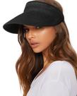 Chapéu de viseira solar FURTALK Straw para mulheres de verão UPF 80+