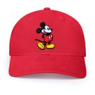 Chapéu Disney Mickey Mouse vermelho ajustável para pai, tamanho único