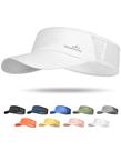 Chapéu esportivo com viseira solar GXCROR leve UPF50+ branco