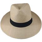 Chapéu Estilo Panamá Casual Praia Unissex - Aba Longa Chapelaria Vintage