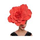 Chapéu Fascinator com Laço de Flor Grande para Mulheres - Ideal para Casamentos, Formaturas e Sessões de Fotos