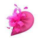 Chapéu Fascinator De Casamento Feminino Com Plumas E Flor Para Coquetel E Chá Da Tarde