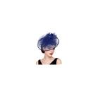 Chapéu Fascinator Vegolita Tea Party Feather Flower azul marinho Chapéu Fascinator Vegolita Tea Party Feather Flower azul marinho