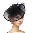 Chapéu Fascinator Zinniday Victoria Feather 2025 Kentucky Black