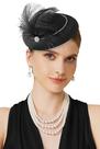 Chapéu Fascinators Coucoland Tea Party Kentucky para mulheres negras Chapéu Fascinators Coucoland Tea Party Kentucky para mulheres negras