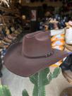 Chapéu Fazendeiro King Westen Marrom Aba Curvada, Estilo Tradicional Country