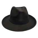 Chapéu Fedora Aba Grande Unissex com Ajustável Feltro Floppy