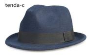 Chapéu Fedora Clássico Feltro Lã Aba Curta Pronto Entrega
