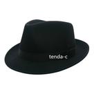 Chapéu Fedora Clássico Feltro Lã Aba Curta Pronto Entrega